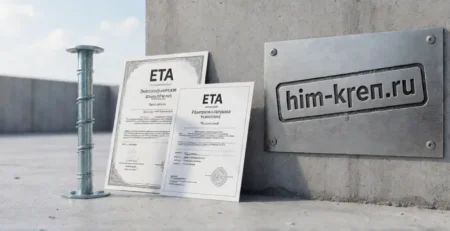 Сертификаты и ETA на крепёж — схема и фото по теме статьи Хим-Креп